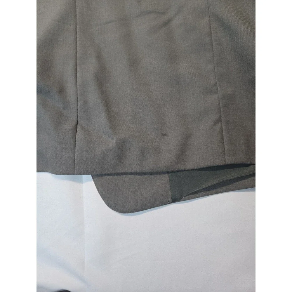 Nordstrom Blazer Mens Suit Jacket Gray 44L 3 Button Business Formal Wear